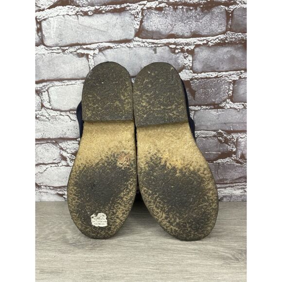 Band of Outsiders Blue Suede Leather Gum Soles Mule Shoes Women Sz 40EU/9.5M US - Picture 7 of 16